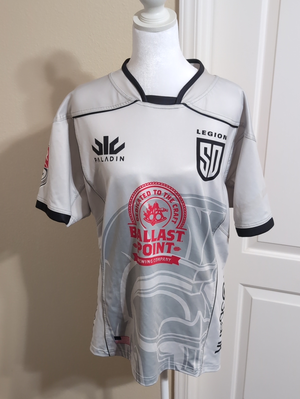 Player Issued Legion SD Gray Soccer Jersey Ballast Point Logo #16 MLR